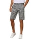 thumbnail image 5 of Pantalones cortos de hombre INSPIRE CHIC con estampado de animal, cierre de cremallera, corte regular, pantalones cortos de vestir casuales 34, estampado de guepardo, 5 of 5
