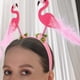 thumbnail image 3 of KAKOWELY 2 diademas tropicales con diseño de flamencos, ideal para fiestas luau y verano., 3 of 4