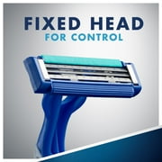 Gillette Sensor3 Simple3 Mens Disposable Razors, 12 Razors