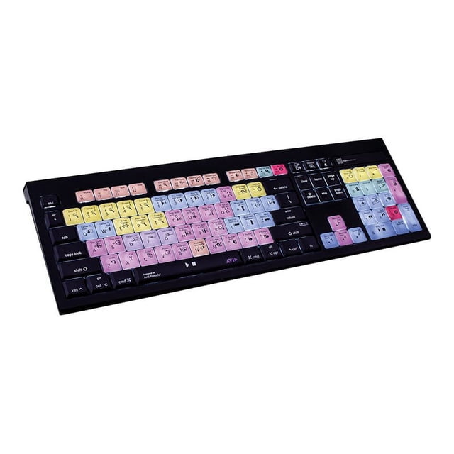 LogicKeyboard Avid Pro Tools - Clavier - Rétroéclairé - USB - US - black