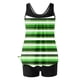 thumbnail image 5 of Trajes de baño tankini para mujer Trajes de baño de dos piezas con espalda de tiras y estampado conservador para mujer Traje de baño de dos piezas para mujer, 5 of 5