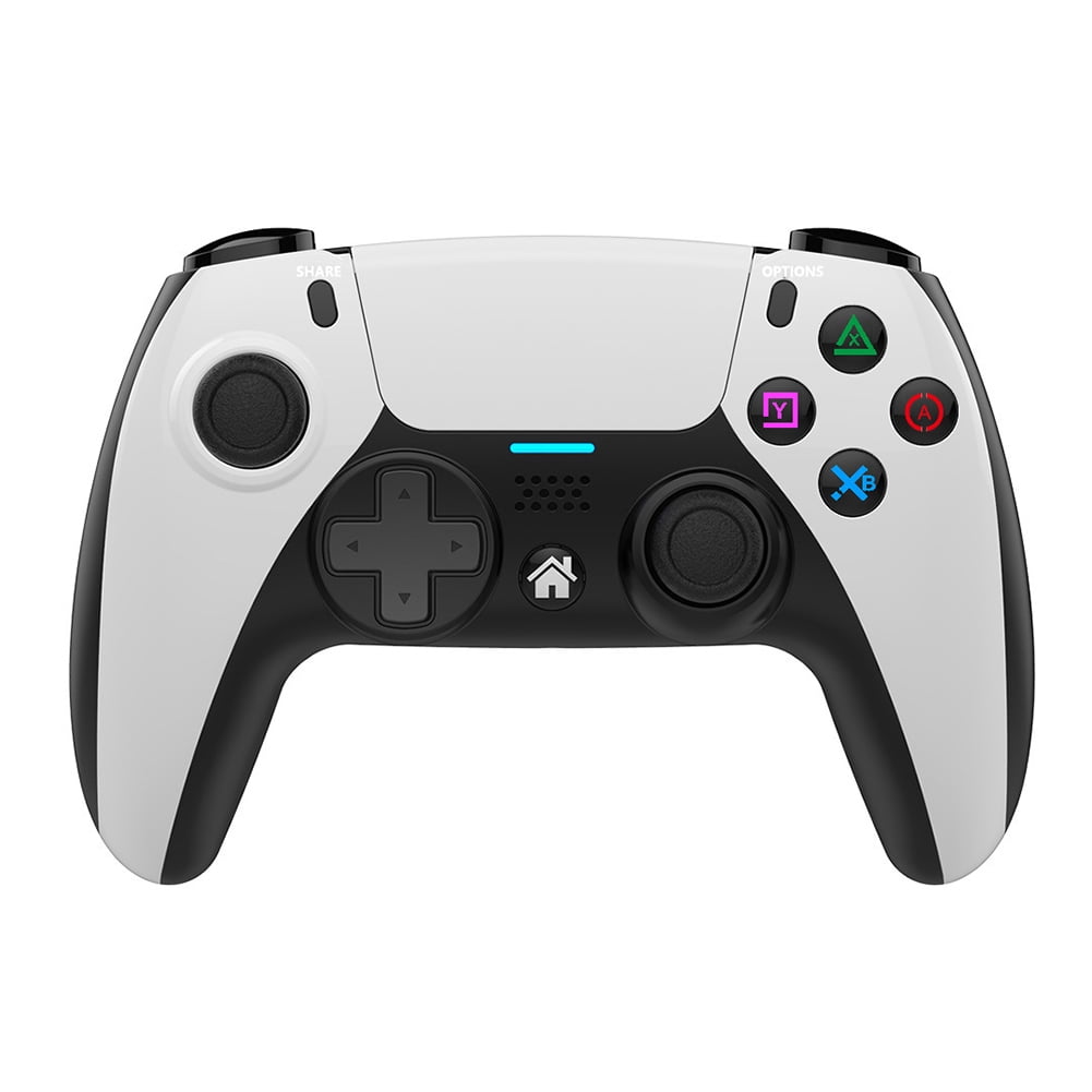 Allreads Bluetooth Compatible Wireless Controller For Ns Switch Ps4 Gamepad White Walmart Com