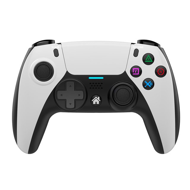 Sywqhk Controlador inalámbrico compatible con Bluetooth para NS Switch PS4 Gamepad (Blanco)