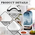 thumbnail image 4 of HELLHERO Kitchen Blender Dust Cover 1Pcs Snowflakes Christmas Blender Cover Snowflakes Musical Notes, 4 of 6