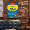 thumbnail image 4 of Placa de metal vintage de hierro WD-40 petróleo pintura rectangular decoración de pared 30x40 cm, 4 of 9
