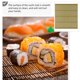thumbnail image 5 of FOMIYES 4Ud Esteras De Plástico Para Enrollar Sushi En Verde Oliva Para Uso En Casa Ligero Y Fácil De Limpiar, 5 of 6