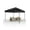 Black, variant on 10x10FT/10x20FT Canopy Tent Pop Up Canopy, Commercial Instant Setup Canopy with 210D Fabric, Heavy Duty Commercial Instant Craft Fair Tent for Farmer Market, Vendor, Party, Event