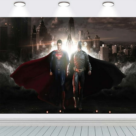 Batman Bat Man-Superman Background Taspestry Post Banner Backdrop Party Supplies Wall Decor