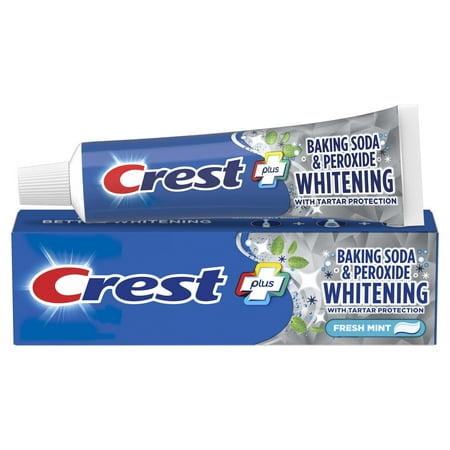 Crest Cavity Protection Toothpaste, Whitening Baking Soda, Fresh Mint, 2.4 oz