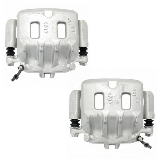 TRQ Front Brake Caliper Set Compatible with 1998-2002 Subaru Forester 1998-2001 Impreza 1996-2002 Legacy 2000 Outback