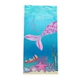 thumbnail image 2 of kladzum Beach Towel Microfiber Beach Towel Super,Lightweight Special Pattern Bath Towel, Sandproof Beach Blanket,Multi-Purpose Towel for Travel Swimming Pool Camping 27.55x59.05in on Clearance, 2 of 8