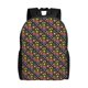 thumbnail image 1 of Fotbe Mexican Folk Art Floral Mochila de Viaje para Laptop, Mochila Ejecutiva Delgada y Resistente 15.6", 1 of 8