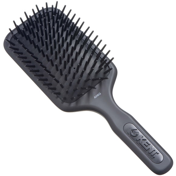 Cepillo desenredante de paleta Kent AH6G Airhedz (alfileres grandes y gruesos): para cabello rizado grueso y húmedo y para desenredar