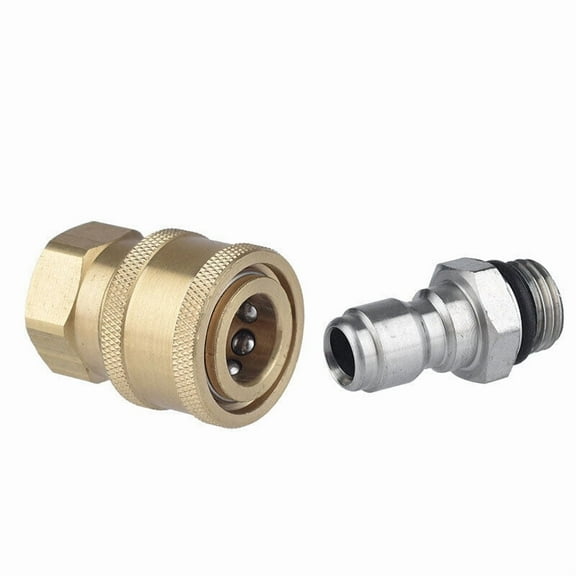 WEISIPU 1/4'' Quick-Release Connect Fitting Pressure Washer Coupling Connector Adapter Quick Disconnect Kit