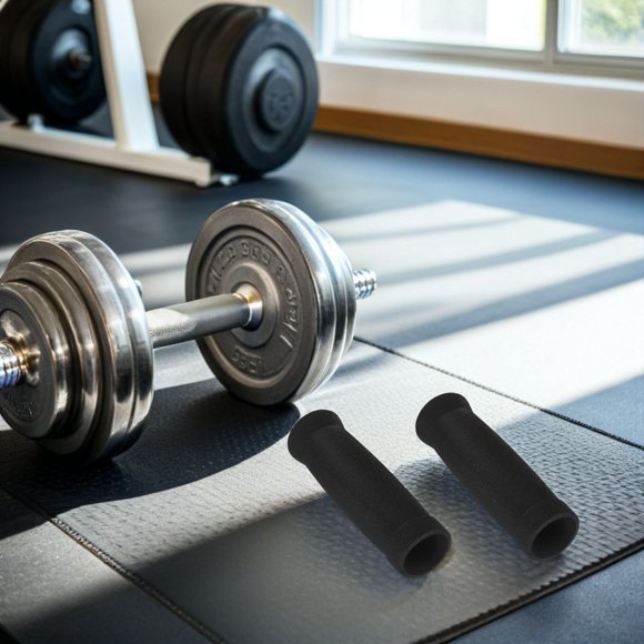 SWETRACE 4Ud Fundas Para Manijas De Barra De Fitness Con Agarre Antideslizante Y En Negro