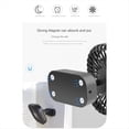 thumbnail image 1 of Mini Ventilador de Escritorio, Ventilador Recargable USB con Temporizador, Viento Fuerte, 3 Velocidades, 7 Hojas de Ventilador, Portátil, Silencioso, Oficina, Camping, Negro, 1 of 5