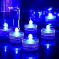 thumbnail image 2 of 12 piezas de luz LED sumergible, vela sin llama a prueba de agua Rose T, 2 of 5