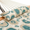 thumbnail image 2 of Castaway Living Medallion Quilted Hammock w/ Patented KD Space Saving Stand & Detachable Pillow, 2 of 7