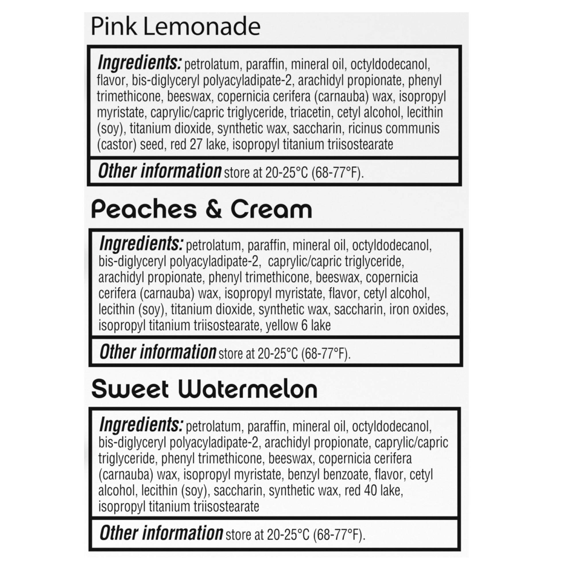 (2 pack) ChapStick I Love Summer Collection Lip Balm Variety Pack, 0.15 Oz, 3 Pack