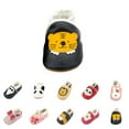 thumbnail image 4 of XIMIN Baby Crib Flats Shoes Cute Animal Bowknot Cozy Soft Sole Leather Shoes Moccasins Slippers Infant Girls Boys Slip On First Walking Shoes, 4 of 4