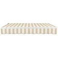 thumbnail image 5 of Awntech 16' x 10' Maui Left Motorized Patio Retractable Awning, Linen/White Stripe, 5 of 6