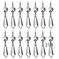 thumbnail image 3 of Chandelier Lamp 20PC Icicle Crystal Prisms Hanging Drop Pendant Christmas Decor, 3 of 19