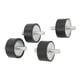 thumbnail image 4 of 4PCS Engine Isolator Mount 3022071 Front and Rear Galvanized Iron and Rubber Replacement for Polaris Sportsman 335 400, 4 of 5