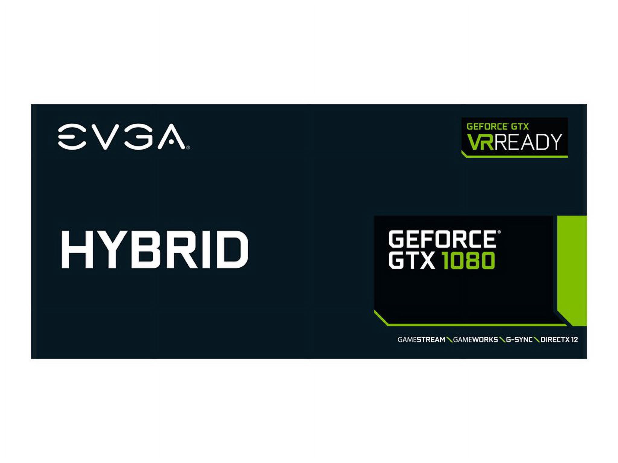 EVGA GeForce GTX 1080 FTW Hybrid Gaming 8GB AIO Watercooled Graphics Card