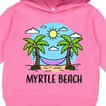 thumbnail image 3 of Inktastic Summer Vacation in Myrtle Beach Toddler Hoodie, 3 of 4