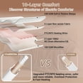 thumbnail image 2 of Lumiparty Electric Heated Blanket Queen Size, with Wireless LCD Controller, 6 Heat Levels & 2-10H Time Settings, 90" x 90" Tufted Fast Heating Electric Quilt, Gray, 2 of 8