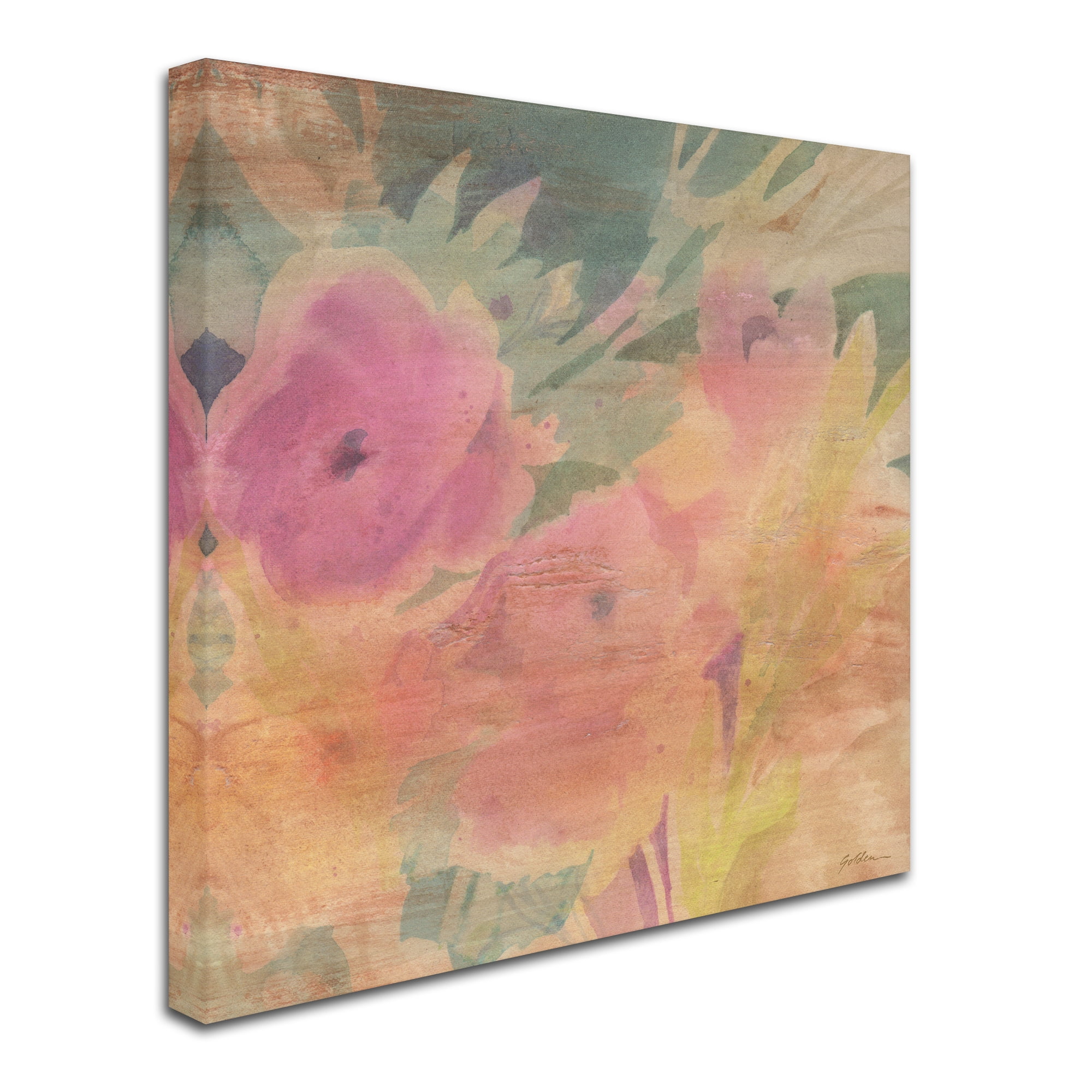 Trademark Fine Art 'Garden Nostalgia' Canvas Art by Sheila Golden