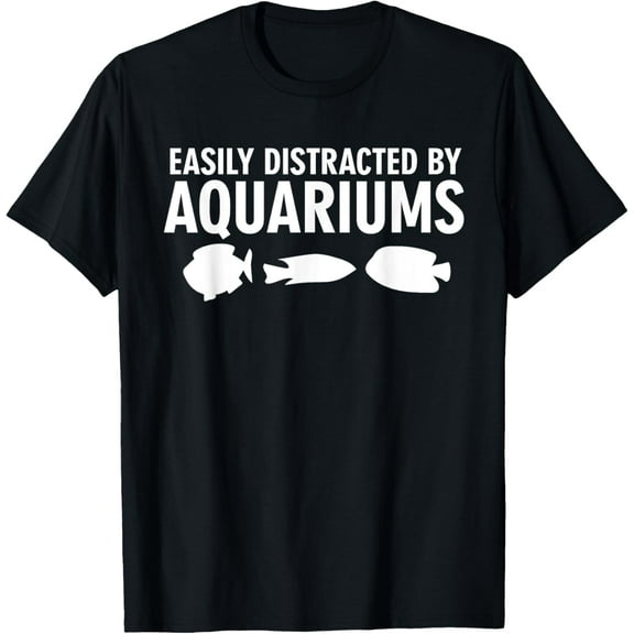 men and women can wear，Funny Aquarium Fish Lover Shirt - Fish Tank Humor T-Shirt