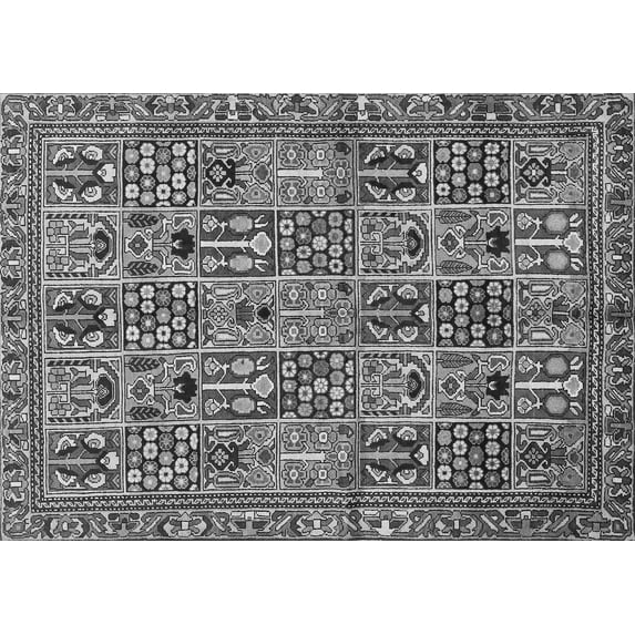 Ahgly Company Indoor Rectangle Persian Gray Traditional Area Rugs, 3' x 5'