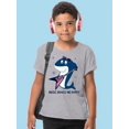 thumbnail image 2 of Music And Shark T-Shirt Juniors -Image by Shutterstock,  x-Large, 2 of 4