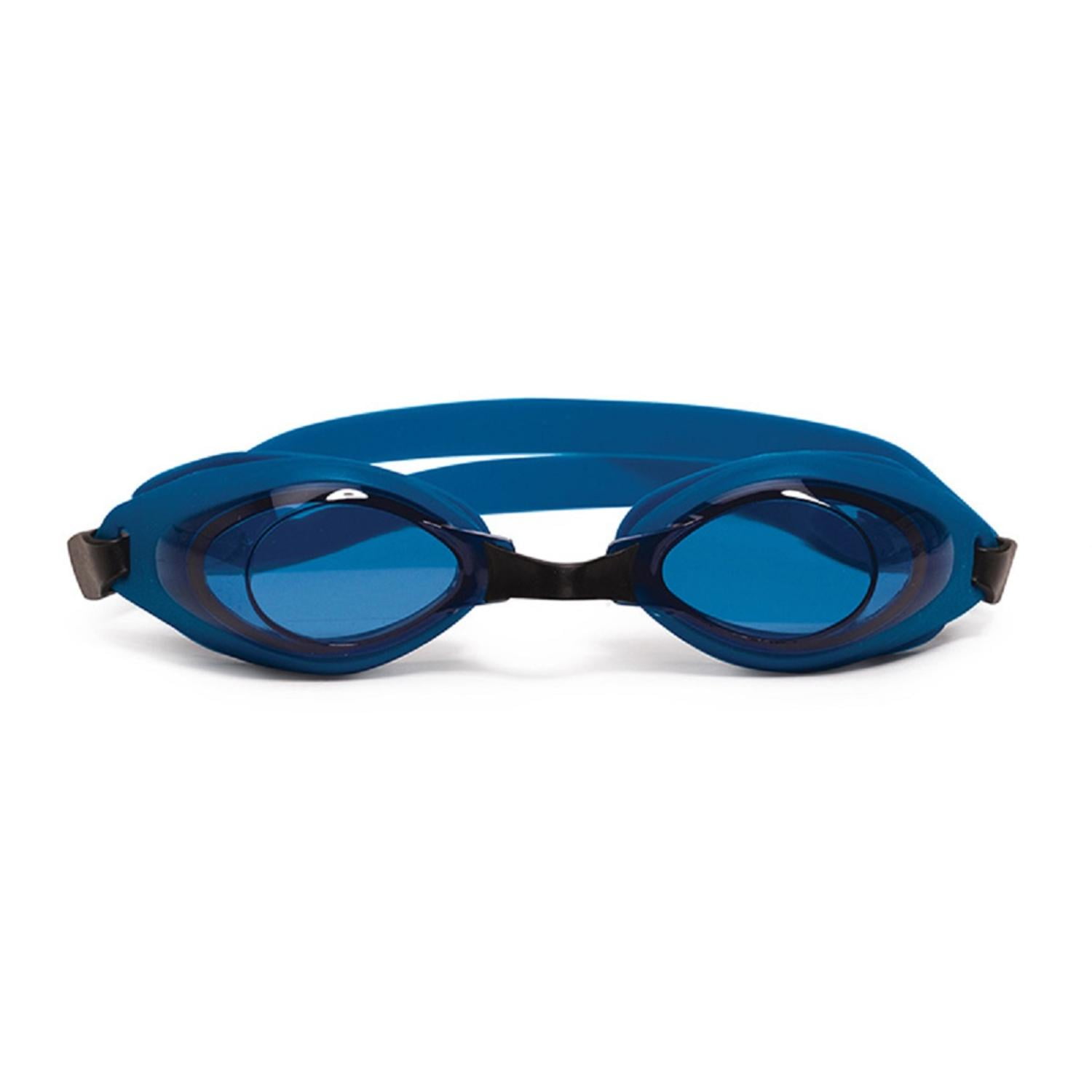 6.5" Blue and Black Pro Swim Goggles Swimming Pool Accessory for Children by Pool Central
