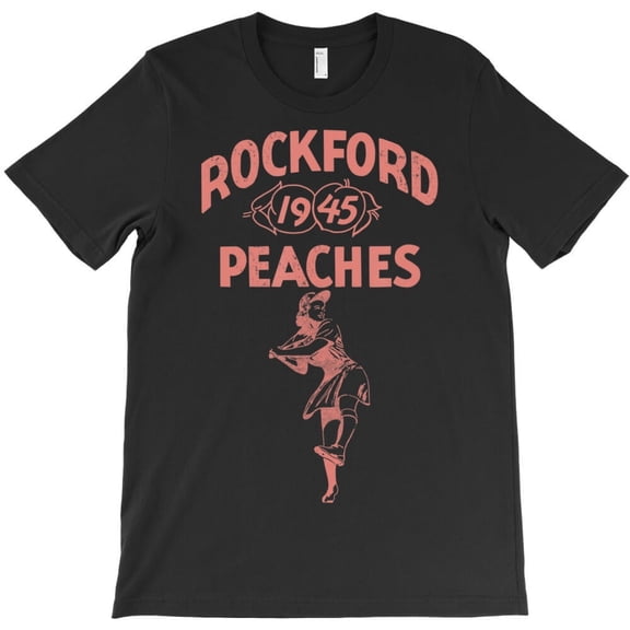 Rockford Peaches Baseball Sports Aesthetic 40s Retro Themed Themed H21590 T-Shirt, for Men and Women, Up to Size 5XL