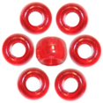 thumbnail image 1 of 720 Christmas Red Transparent Pony Beads, 1 of 1