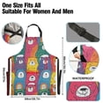 thumbnail image 3 of Funny Colorful Bears Kitchen Apron with 2 Pockets Adjustable waterproof Cooking Aprons for Women Men Chef, 3 of 7