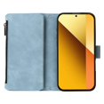 thumbnail image 2 of For Xiaomi Redmi 13 4G 5G Case Zipper Wallet Multiple Card Slots Leather Phone Cover - Green, 2 of 5
