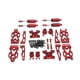 thumbnail image 5 of 1/16 RC Cars Repuestos de metal Kits de accesorios de repuesto Accesorio de coche RC para 16101, Rojo, 5 of 9