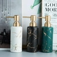 thumbnail image 7 of Dowbom Ceramic Soap Dispenser for Bathroom, Hand Soap. Refillable Lotion Dispenser, 7 of 7