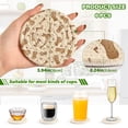 thumbnail image 3 of Footprints Bones 6 Pcs Drink Coasters with Holder Absorbent Coasters Woven Coasters for Drinks Table Desk Protection Home Decor, 3 of 7