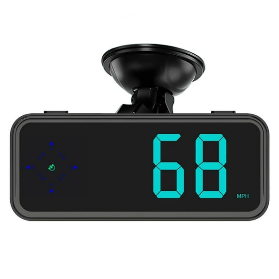 TAPDRA Car GPS HUD for Navigation Speed Compass Universal Fit Adjustable Colors Windshield Mounting Visibility