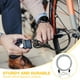 thumbnail image 4 of Cable de Seguridad Uxcell Trenzado de Acero Inoxidable Recubierto de Seguridad con Doble Lazo para Equipaje de Viaje Candado de Bicicleta Transparente 8 ft x 1/8"(3mm), 4 of 7