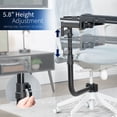 thumbnail image 6 of VIVO Premium Office Chair Mounted 26" x 12" Full Motion Keyboard and Mouse Tray, 6 of 8
