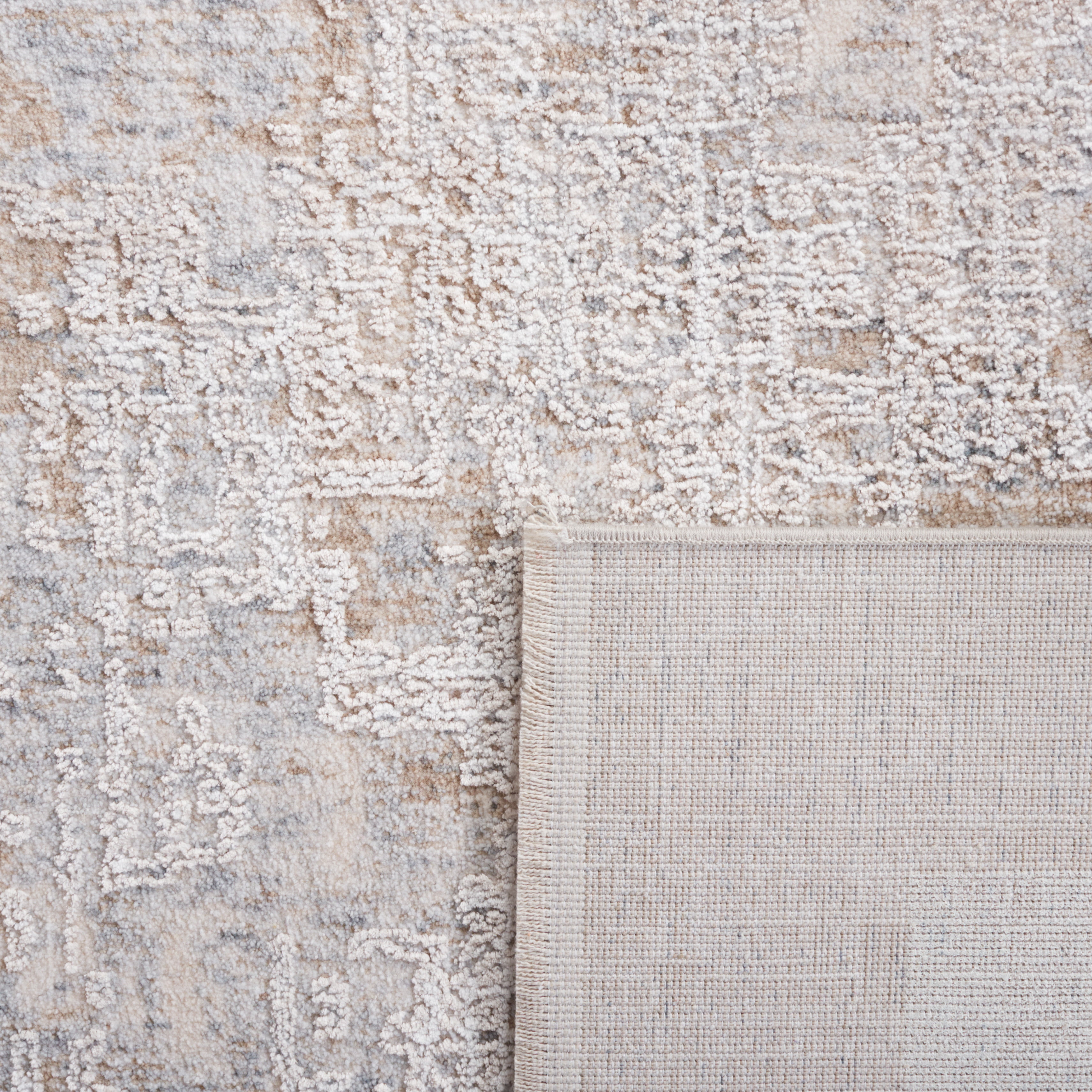 SAFAVIEH Marmara Amara Abstract Runner Rug, Grey/Beige Blue, 2' x 8'