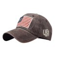 thumbnail image 2 of Uaswgudfs Classic US Flag Baseball Cap - Patriotic USA Design for 4th of July & Independence Day Hats Coffee, 2 of 9