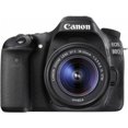 thumbnail image 2 of Canon EOS 80D DSLR 242MP APS-C CMOS Camera with 18-55mm Lens, Black, 2 of 18