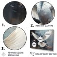 thumbnail image 3 of Designart "Minimalist Blue Tranquility III" Dove Canvas Wall Art, 3 of 7
