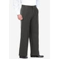 thumbnail image 3 of KingSize Men's Big & Tall KS Signature Collection No Hassle Classic Fit Expandable Waist Plain Front Dress Pants, 3 of 6